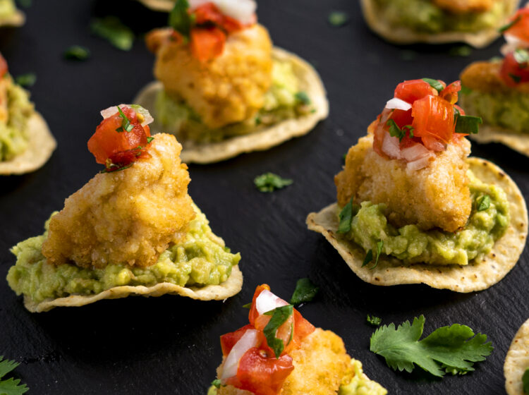 Chicken Nugget Tostadas