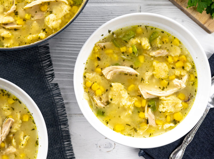 Pennsylvania Dutch Chicken Corn Rivel Soup