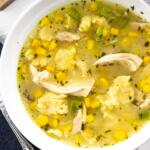 Pennsylvania Dutch Chicken Corn Rivel Soup