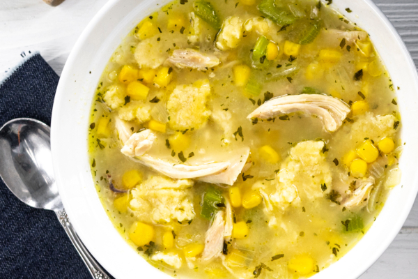 Pennsylvania Dutch Chicken Corn Rivel Soup