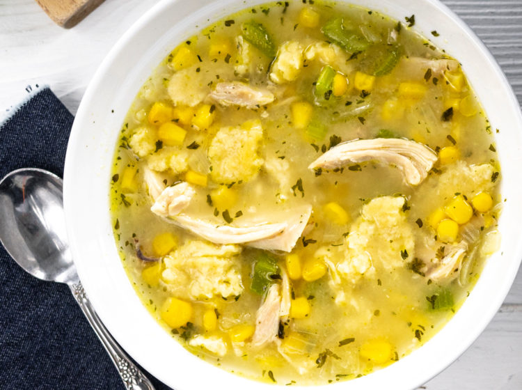 Pennsylvania Dutch Chicken Corn Rivel Soup