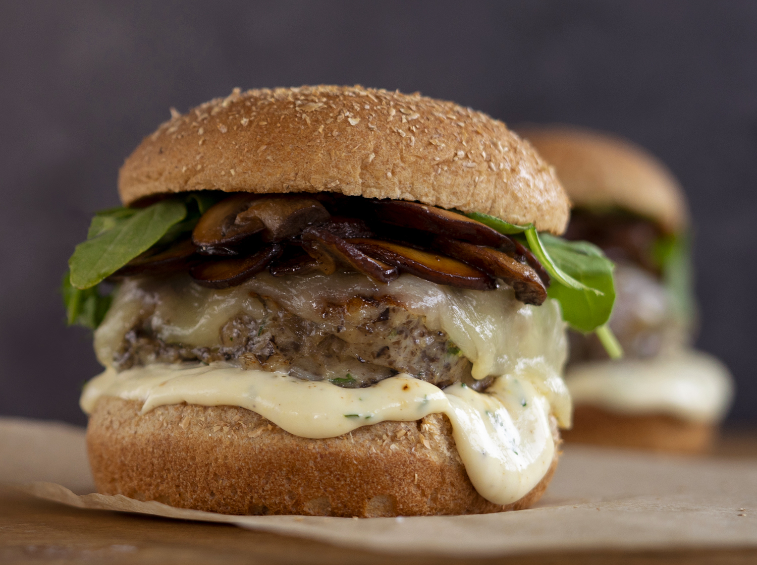 Chicken Marsala Burger