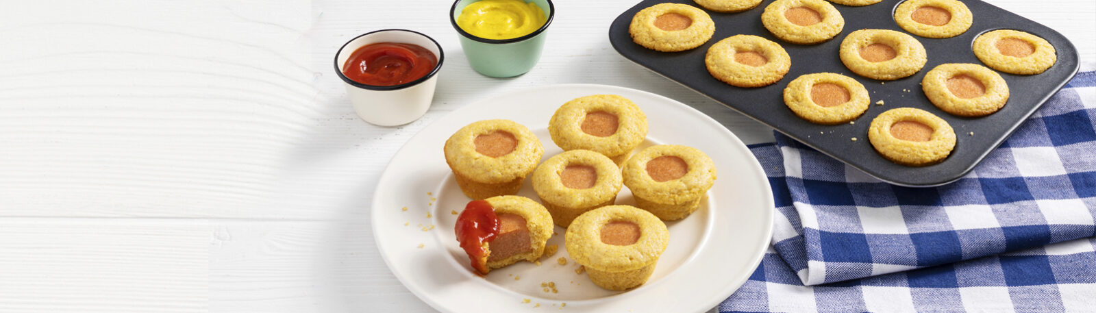 Corn Dog Mini Muffins