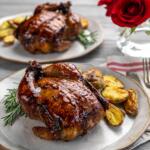 Fig & Rosemary Sticky Glazed Cornish Hens