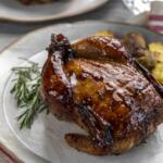 Fig & Rosemary Sticky Glazed Cornish Hens