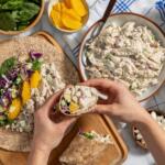 Cottage Cheese Chicken Salad & Citrus Wrap