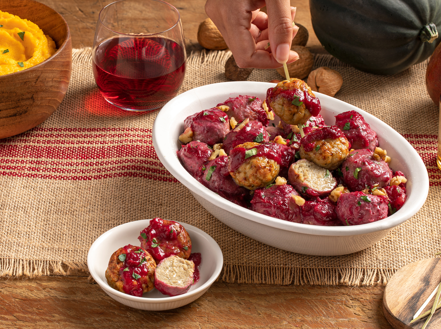 Cranberry Glazed Meatballs