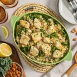 Lemon-Pepper Chicken & Crispy Brown Rice Salad