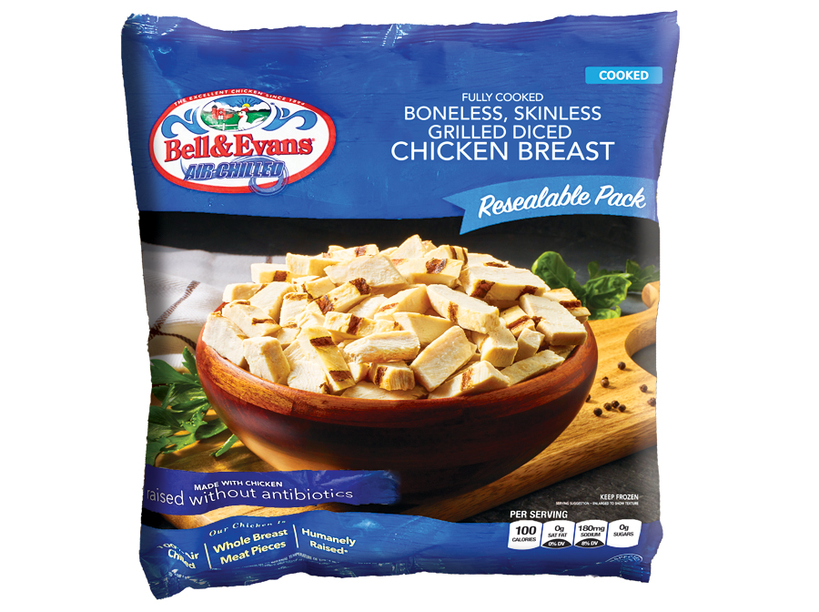 Fully Cooked Grilled Diced Chicken Breast Pieces