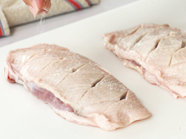 Seared Duck Breast with Pomegranate Reduction