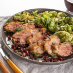 Seared Duck Breast with Pomegranate Reduction