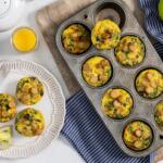 Cheddar and Apple Sausage Egg Muffins