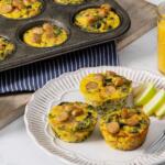 Cheddar and Apple Sausage Egg Muffins