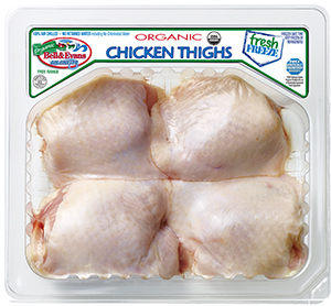 Organic Chicken Thighs Fresh Freeze