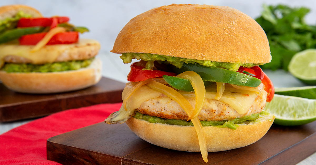GlutenFree Chicken Fajita Burgers Bell & Evans