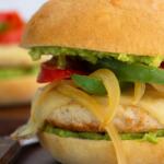 Gluten-Free Chicken Fajita Burgers