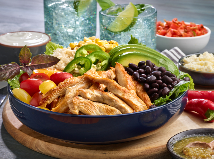 Chicken Fajita Rice Bowl