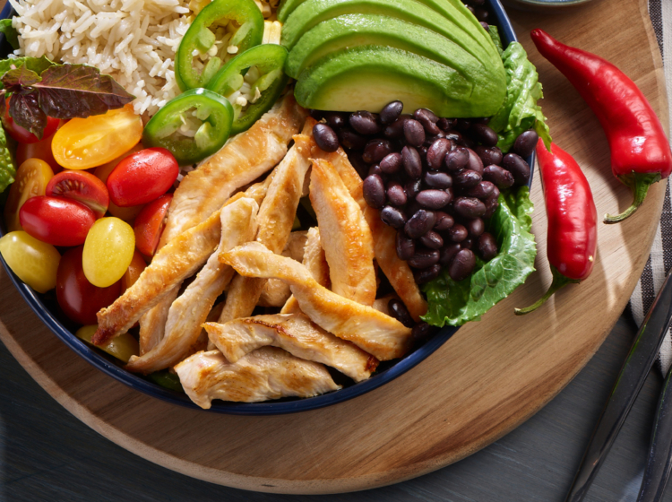 Chicken Fajita Rice Bowl