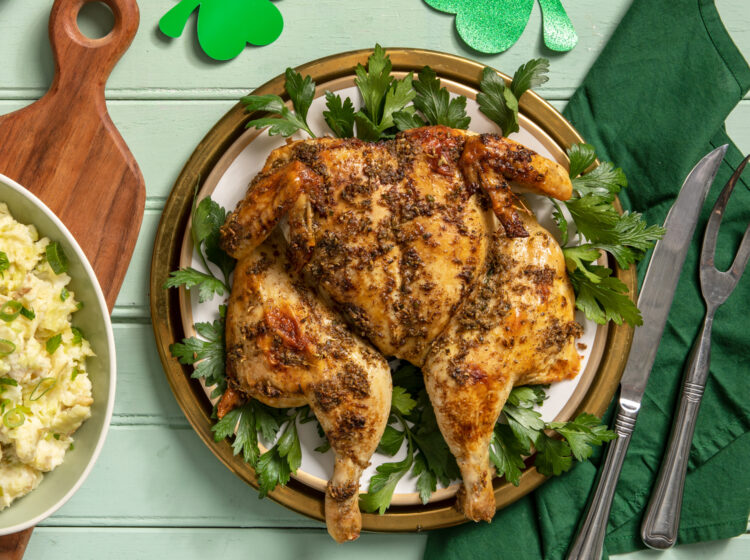 Fennel Herb Roasted Chicken with Colcannon Bell & Evans