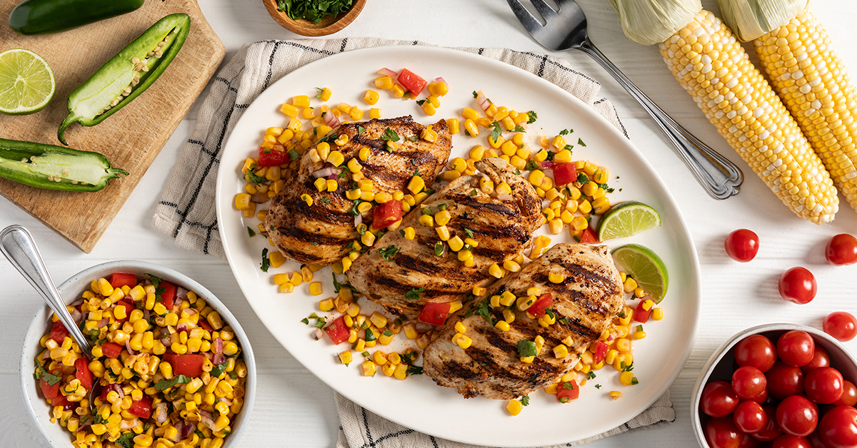 Fiesta Lime Chicken with Fresh Corn Salsa - Bell & Evans