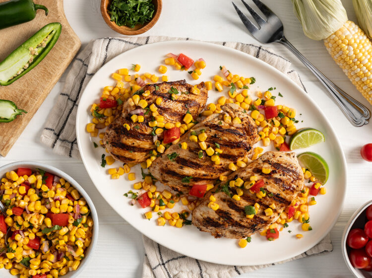 Fiesta Lime Chicken with Fresh Corn Salsa