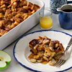 Savory Apple Chicken Sausage French Toast Casserole