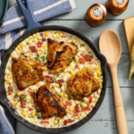 Garlic Butter Cream Corn Chicken Skillet