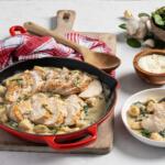 Creamy Garlic Chicken and Gnocchi