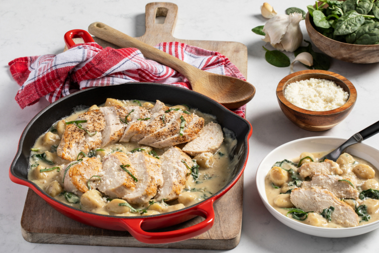 Garlic Chicken Gnocchi