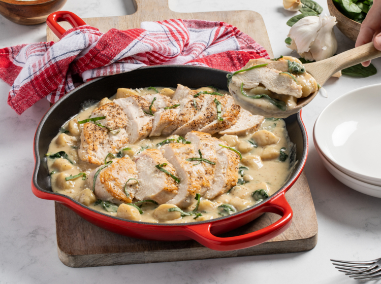 Garlic Chicken Gnocchi