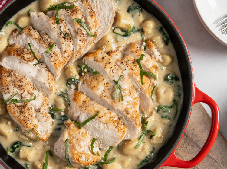 Garlic Chicken Gnocchi