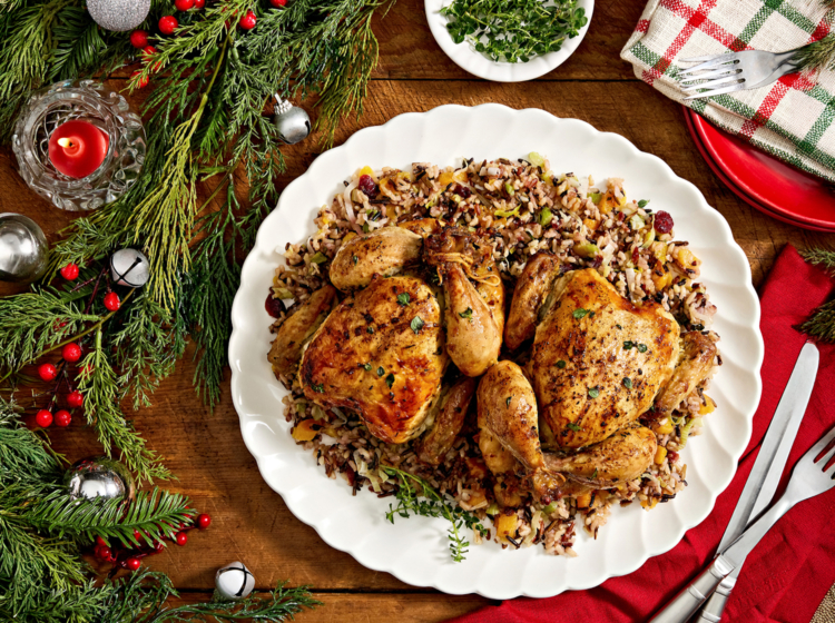 Garlic Rosemary Cornish Hen