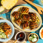 Hawaiian-Style Grilled Chicken Bowls