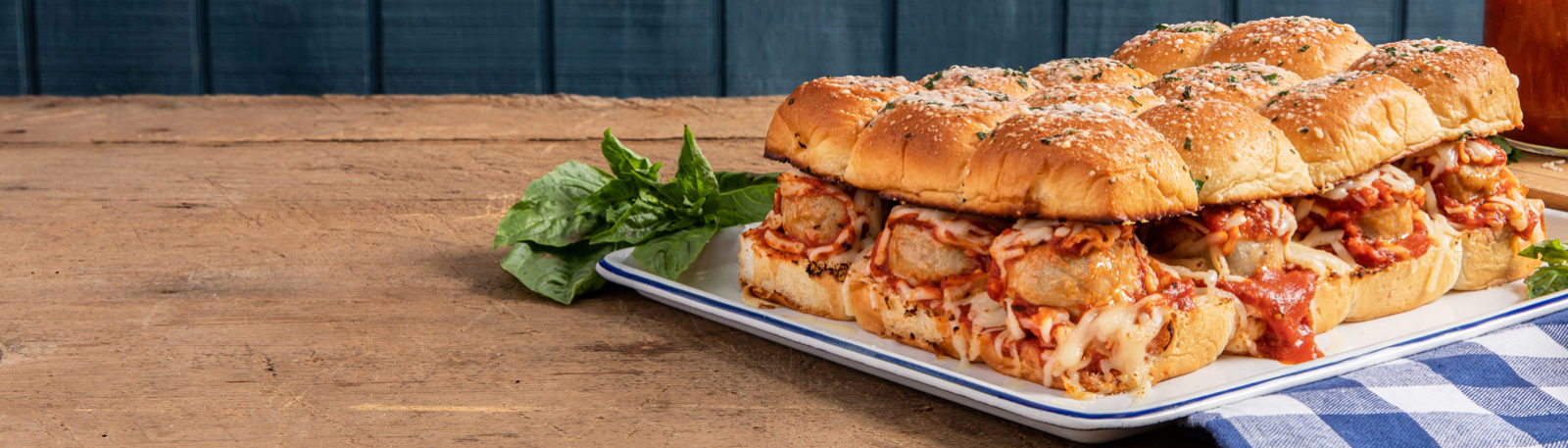 Chicken Meatball Party Sliders