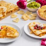 Heart Shaped Chicken Quesadillas