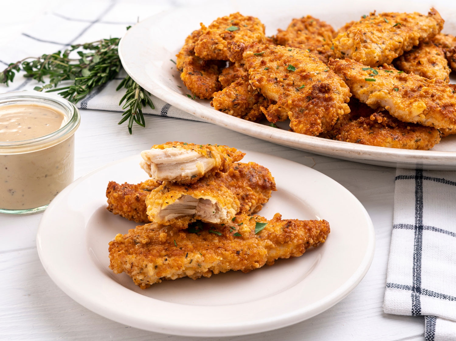 Low-Carb Parmesan Chicken Tenders (Air Fryer)