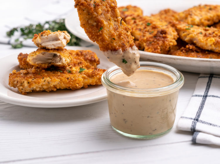 Homemade Low-Carb Parmesan Chicken Tenders