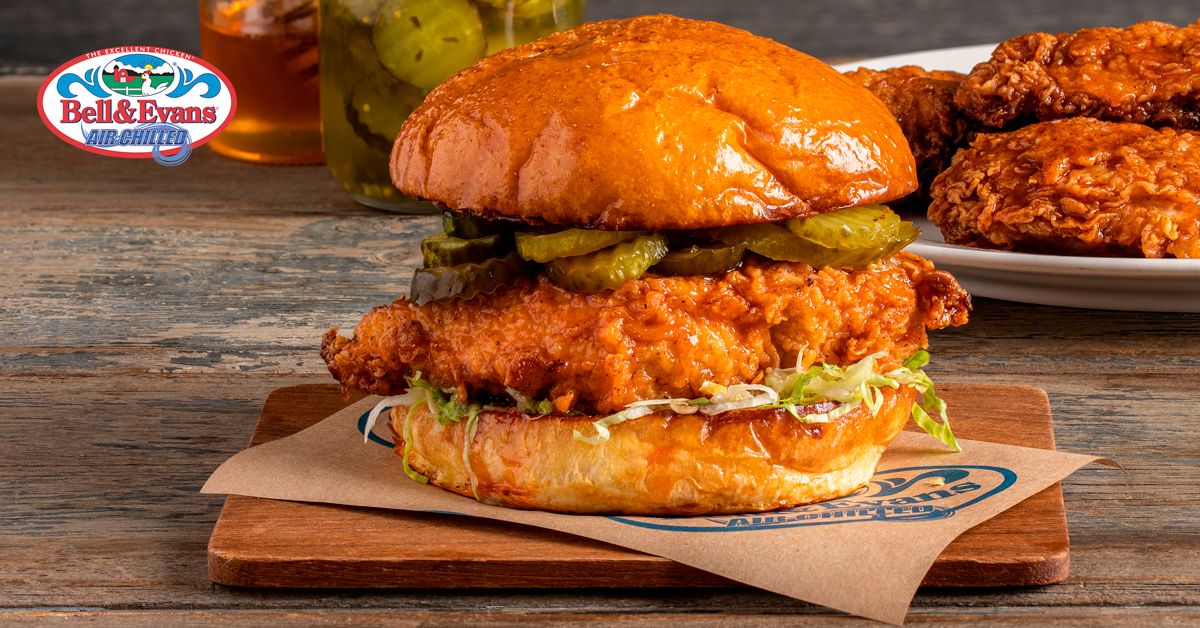 Bell & Evans Hot Chicken Sandwich Bell & Evans