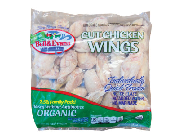 Organic IQF 2.5 lb. Frozen Wings