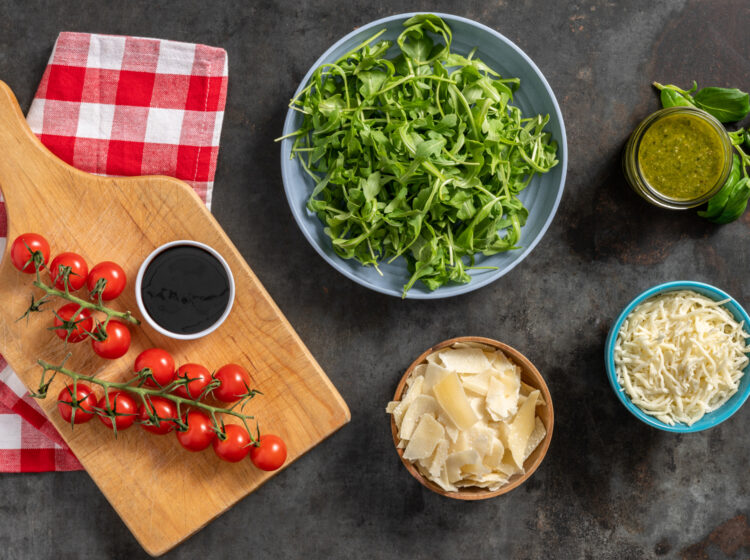 Italian Ground Parm Pesto Pizza