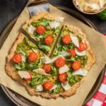 Italian Ground Parm Pesto Pizza