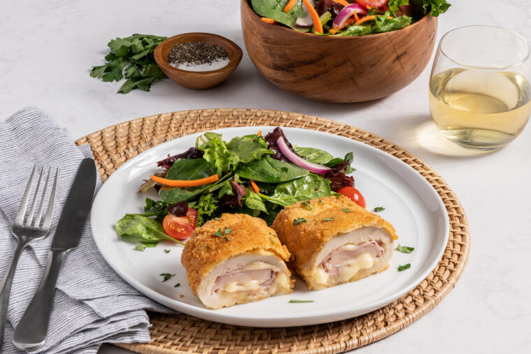 Cheesy Keto Chicken Cordon Bleu