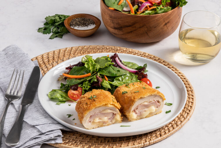 Cheesy Keto Chicken Cordon Bleu