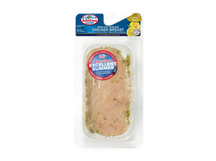 Single Serve Boneless, Skinless Lemon Garlic Chicken Breast