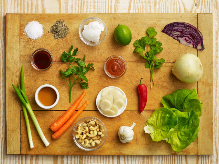 Chicken Lettuce Wraps with Ground Chicken