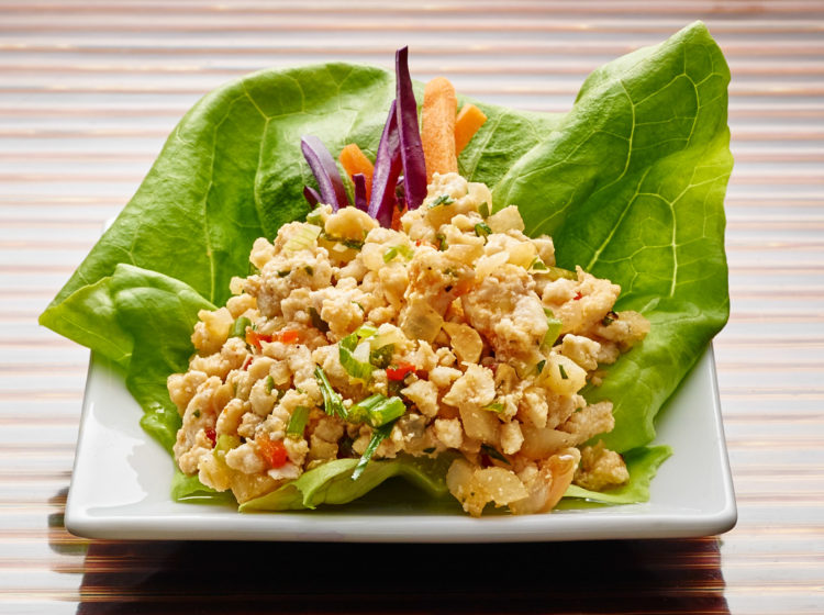 Chicken Lettuce Wraps with Ground Chicken