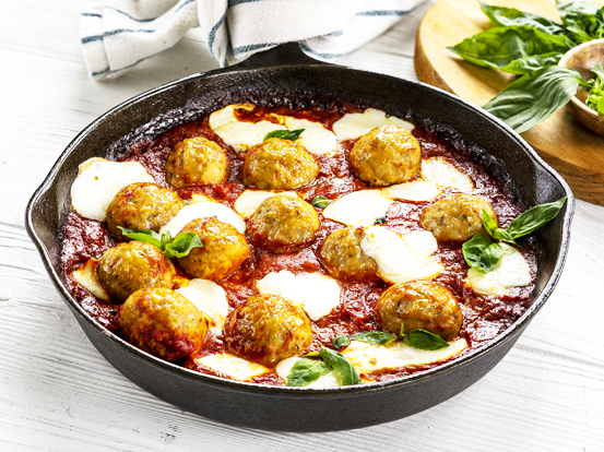 Chicken Meatballs made with Italian Seasoned Ground Chicken