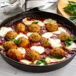 Chicken Meatball Marinara Skillet