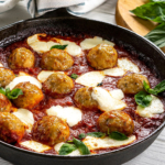 Chicken Meatball Marinara Skillet