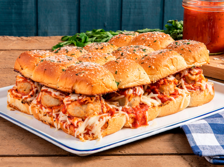 Parmesan Meatball Sliders